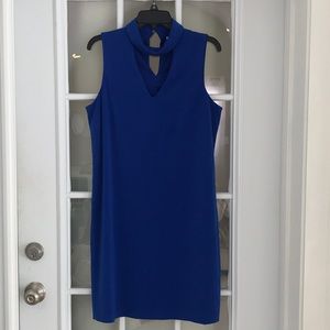 London Times Royal Blue Sheath Dress